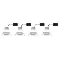 Paulmann 41307 Nova Coin Spot encastrable jeu de 4 LED LED 24 W blanc mat Paulmann 41307 Nova Coin Spot encastrable jeu de 4 LED LED 24 W blanc mat