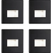 Paulmann 41308 Edge Applique à LED encastrable jeu de 4 LED LED noir (mat) Paulmann 41308 Edge Applique à LED encastrable jeu de 4 LED LED noir (mat)