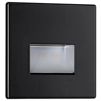 Paulmann 41308 Edge Applique à LED encastrable jeu de 4 LED LED noir (mat) Paulmann 41308 Edge Applique à LED encastrable jeu de 4 LED LED noir (mat)