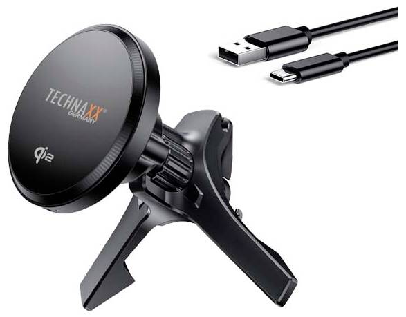 Technaxx Chargeur à induction 3 A TX-323 5260 Sorties standard Qi noir