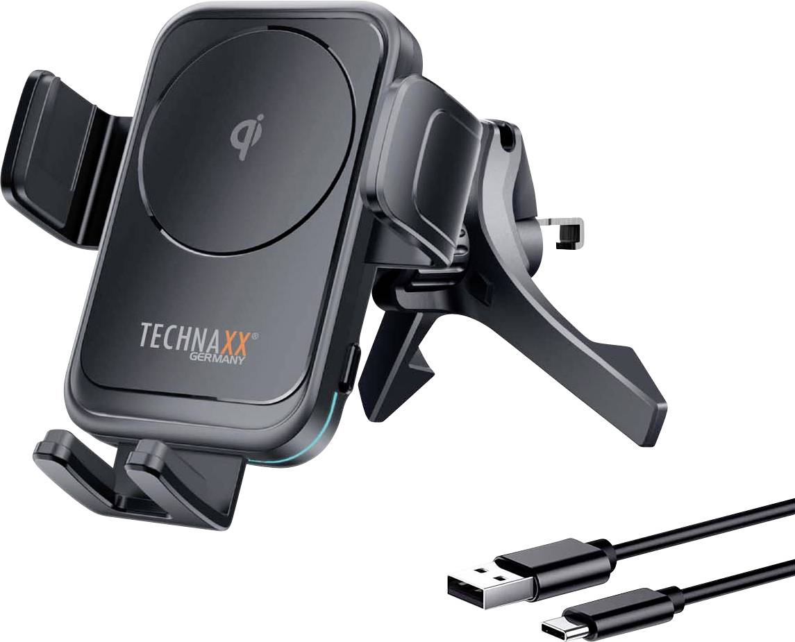 Technaxx Chargeur à induction 2 A TX-322 5259 Sorties standard Qi noir