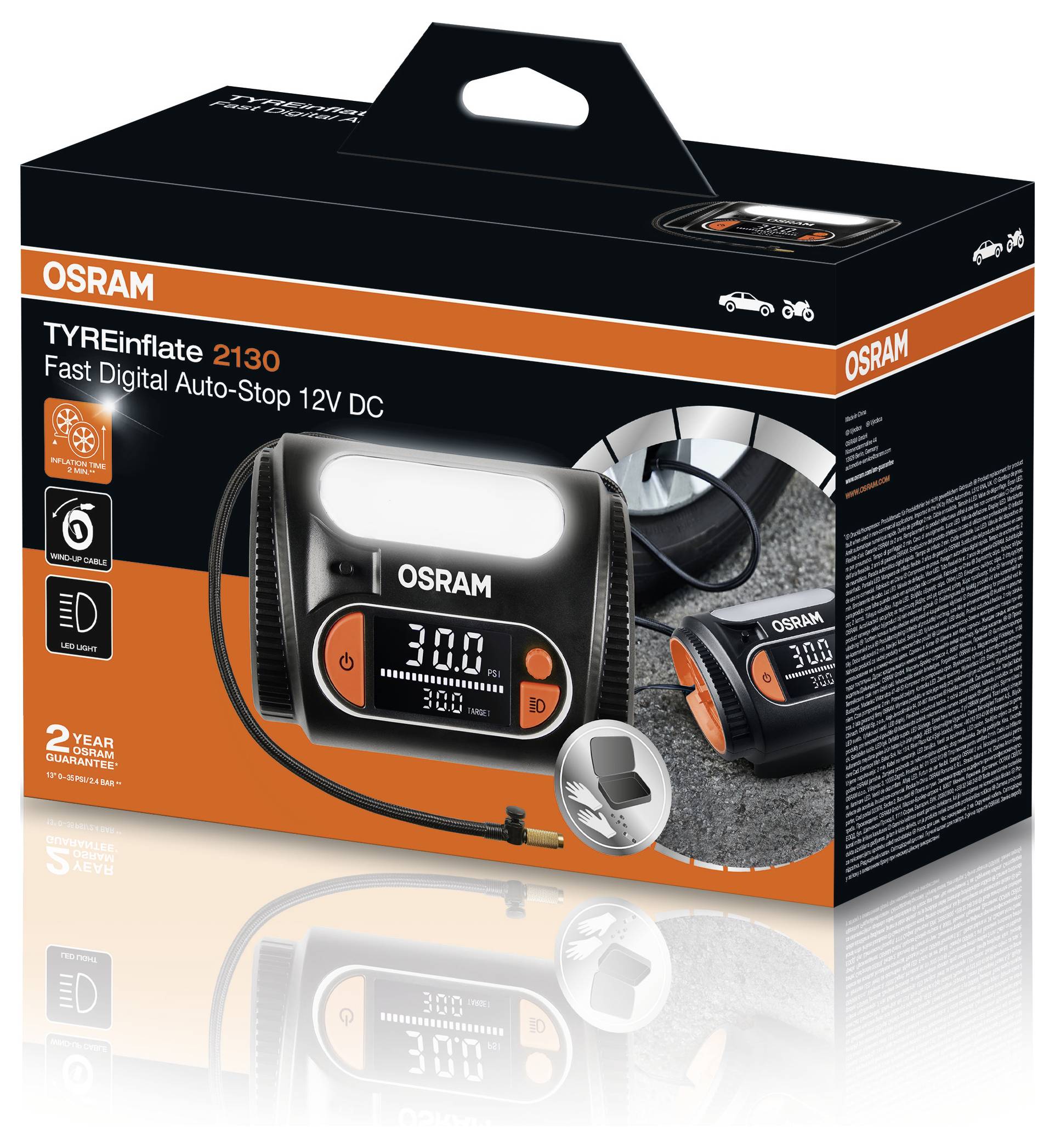 Osram Automotive OTI2130 Compresseur TYREinflate 2130