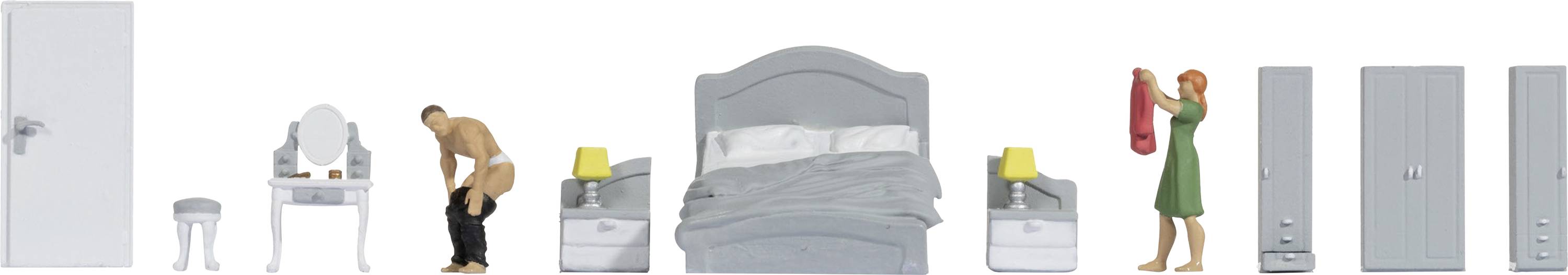 NOCH H0 Monde thématique chambre à coucher 16287 modèle fini