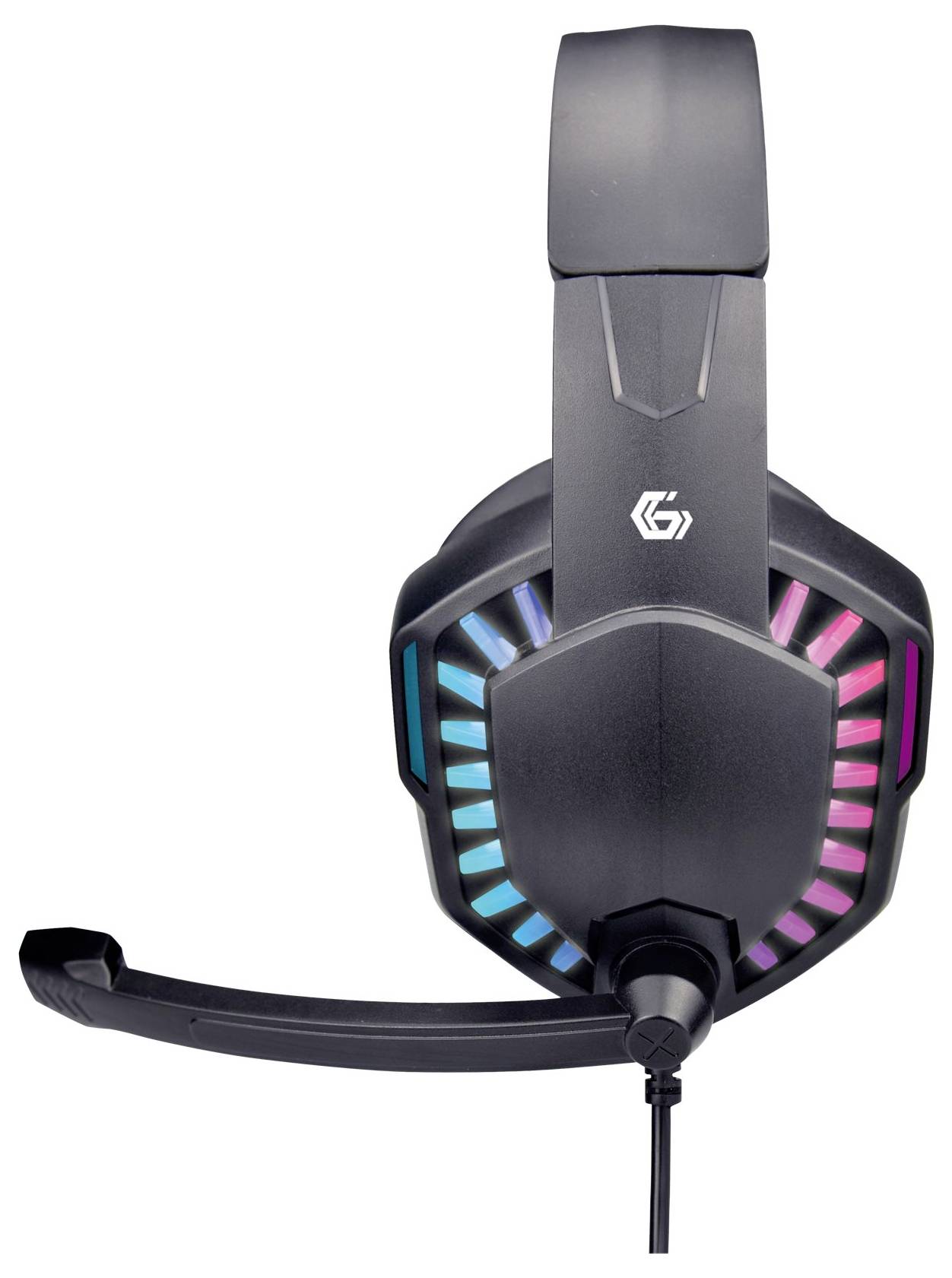 Gembird GHS-06 Micro-casque supra-auriculaire filaire Stereo noir volume réglable Gaming