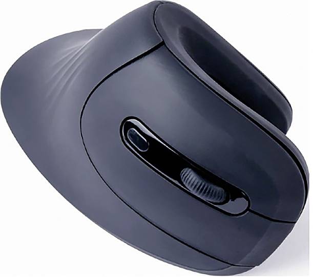 Gembird MUSW-ERGO-03 Souris ergonomique Bluetooth optique noir 6 Boutons 800 dpi, 1200 dpi, 1600 dpi