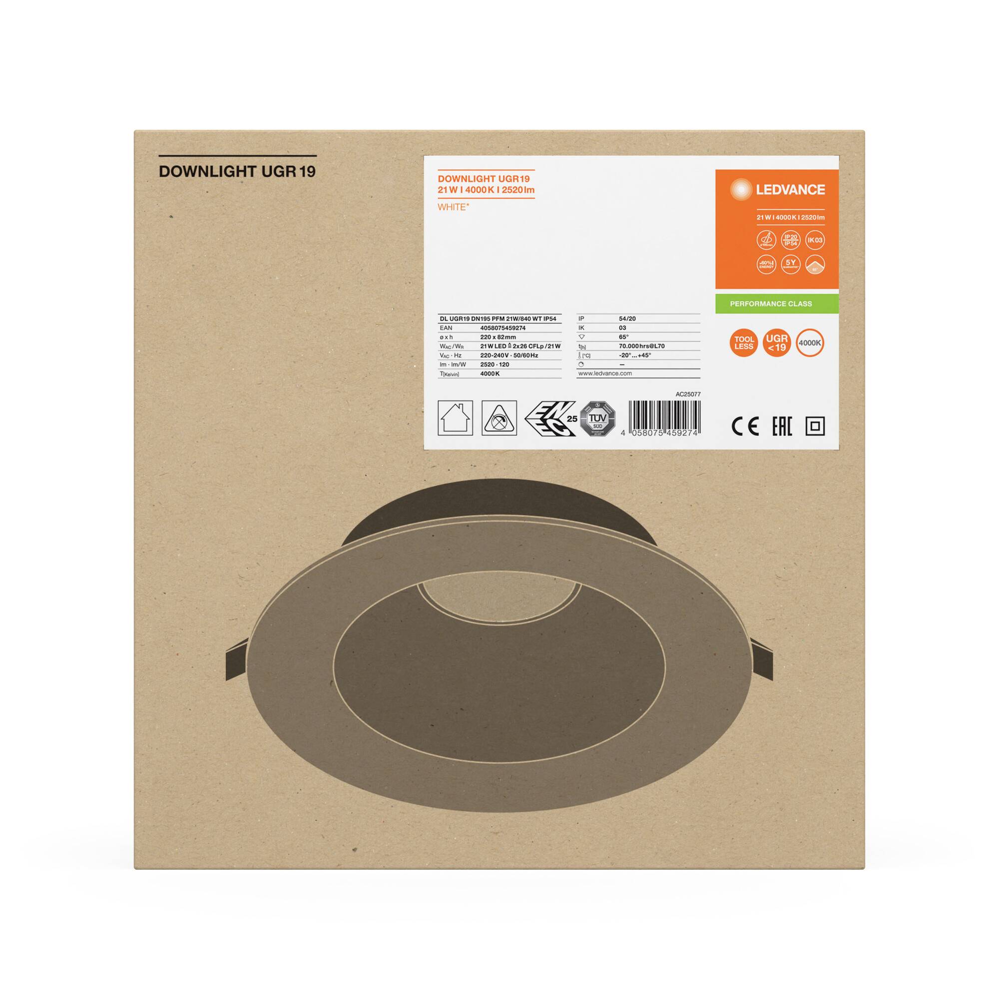 LEDVANCE Luminaire à LED encastrable LED