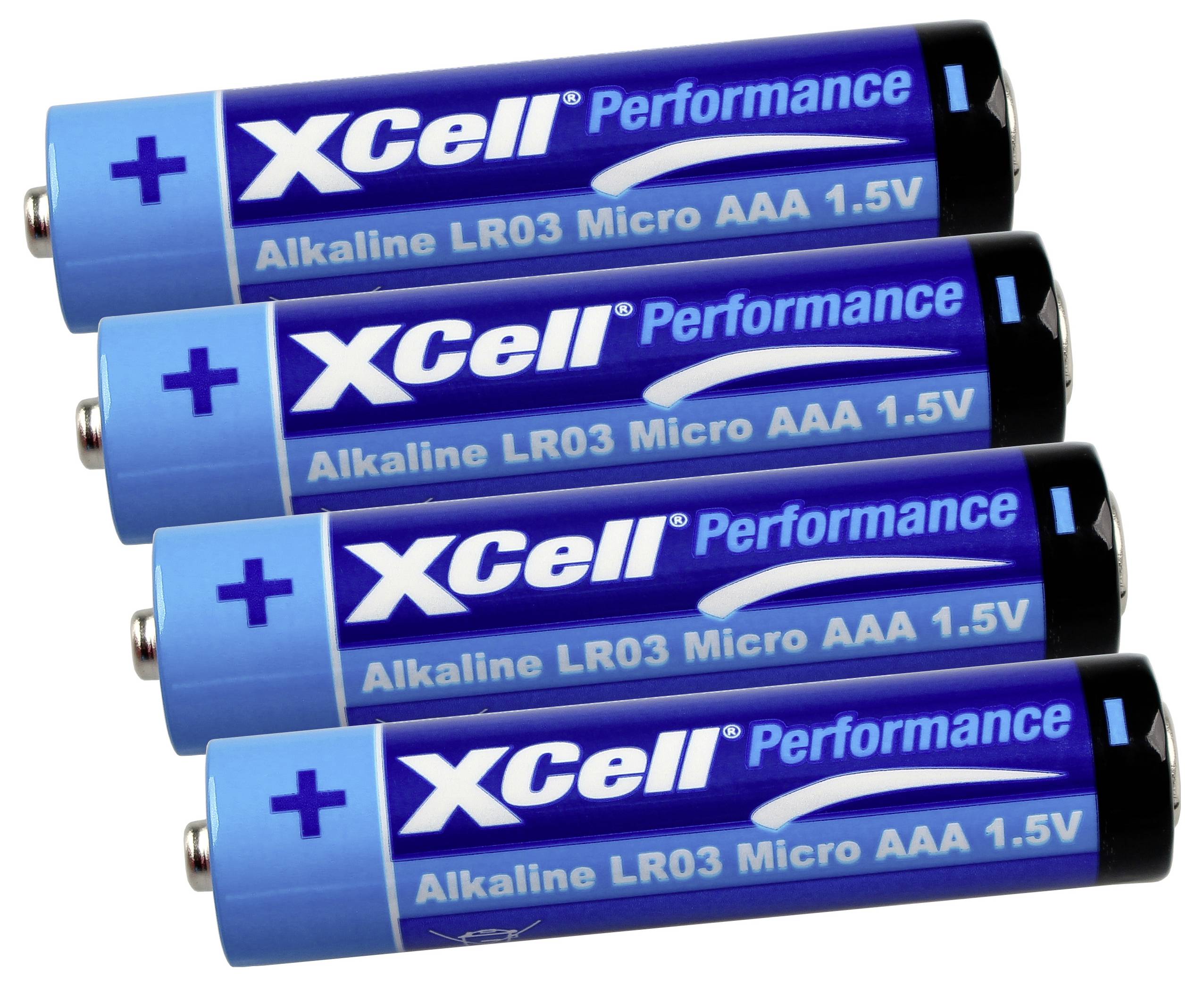 XCell Pile LR3 (AAA) alcaline(s) 1.5 V 4 pc(s)