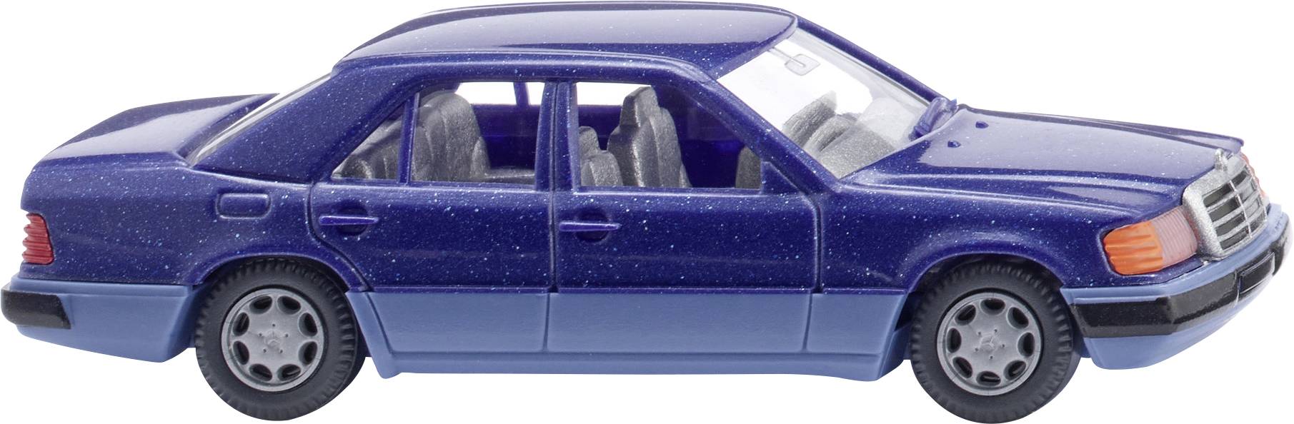 Wiking 015320 H0 Modèle réduit de voiture particulière Mercedes Benz 260 E, bleu métallisé