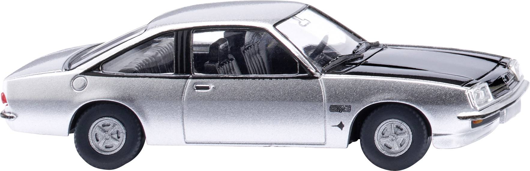 Wiking 023403 H0 Modèle réduit de voiture particulière Opel Manta B GT/E, argent métallisé