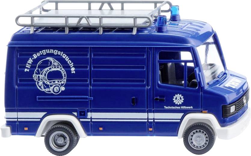 Wiking 027201 H0 Modèle réduit de véhicule prioritaire Mercedes Benz Wagon-citerne 507 D THW