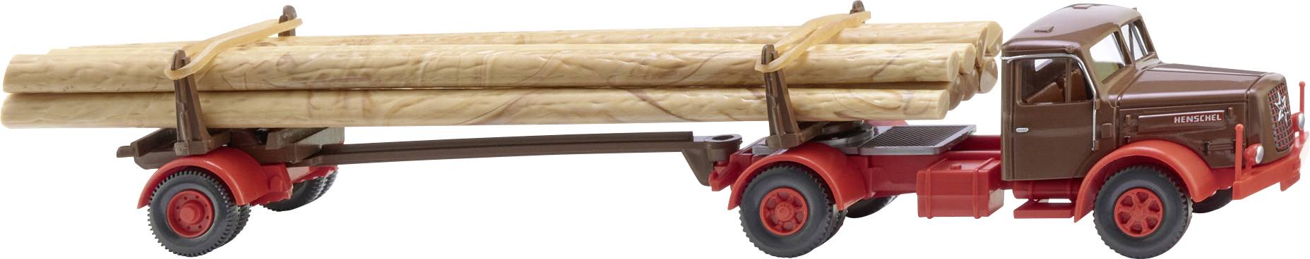 Wiking 039013 H0 Modèle réduit de camion Henschel Fourgonnette en bois long