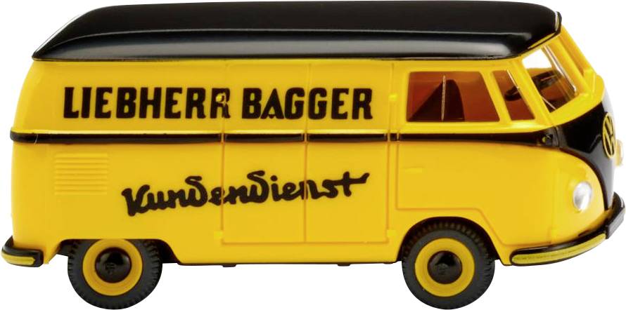 Wiking 078819 H0 Modèle réduit de voiture particulière Volkswagen Chariot à roulettes T1 (type 2) « Liebherr »