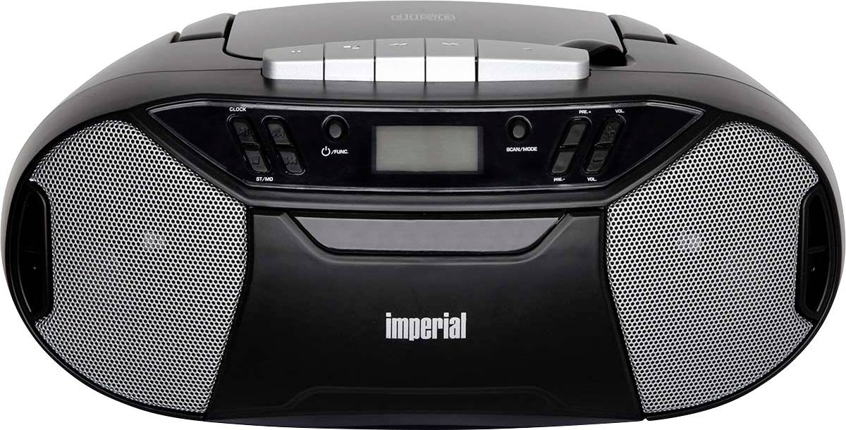 Imperial PBB Boombox mit CD-Player Kassettenspieler Radio-lecteur CD