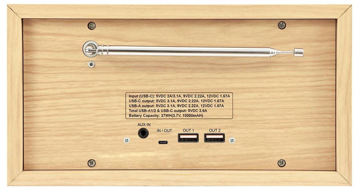 Imperial DABMAN 30 Mobiles DAB+ / FM-Radio Holz Radio sans fil