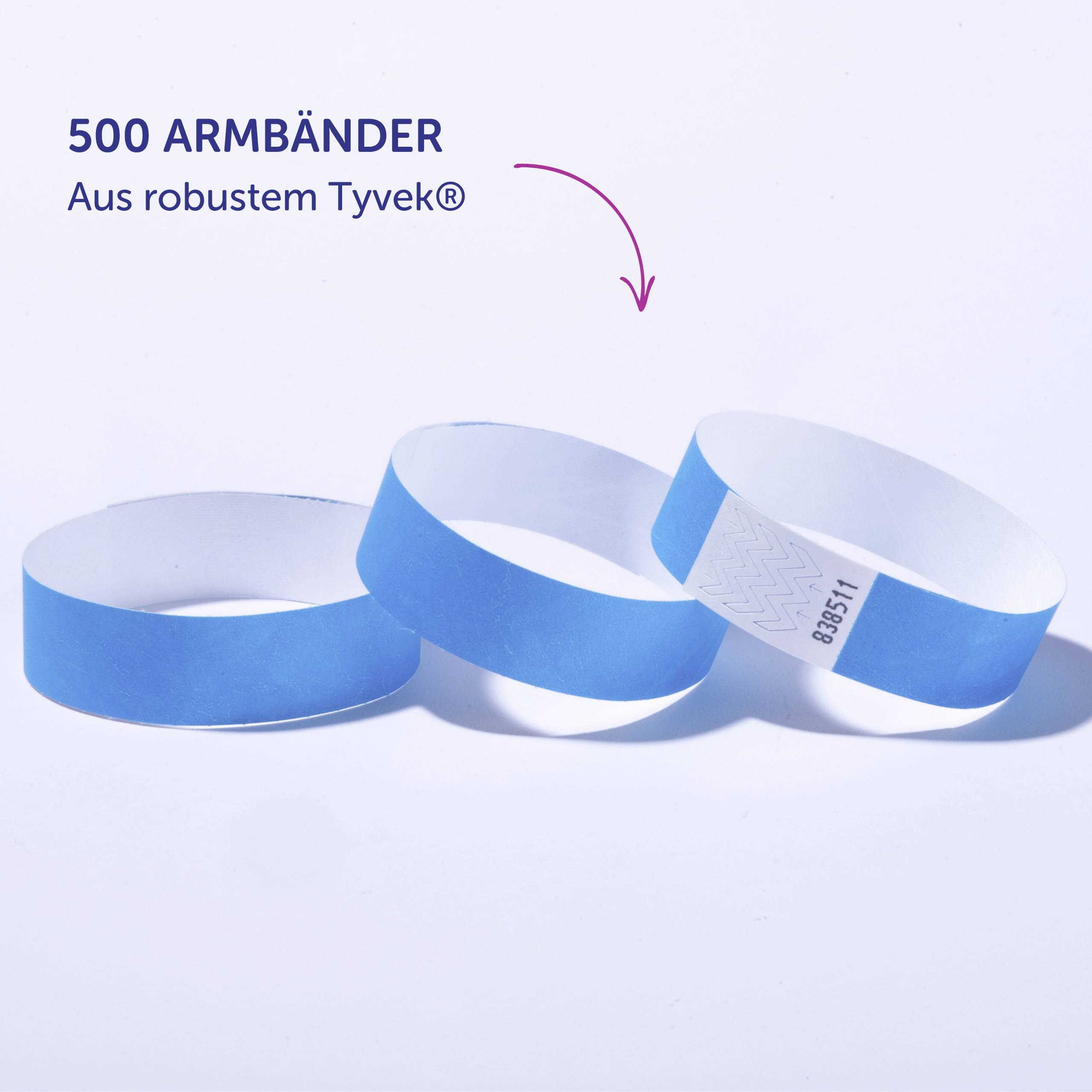 Avery-Zweckform TYVBL-50 Bande à insérer (L x l) 256 mm x 19 mm bande adhésive 500 pc(s)