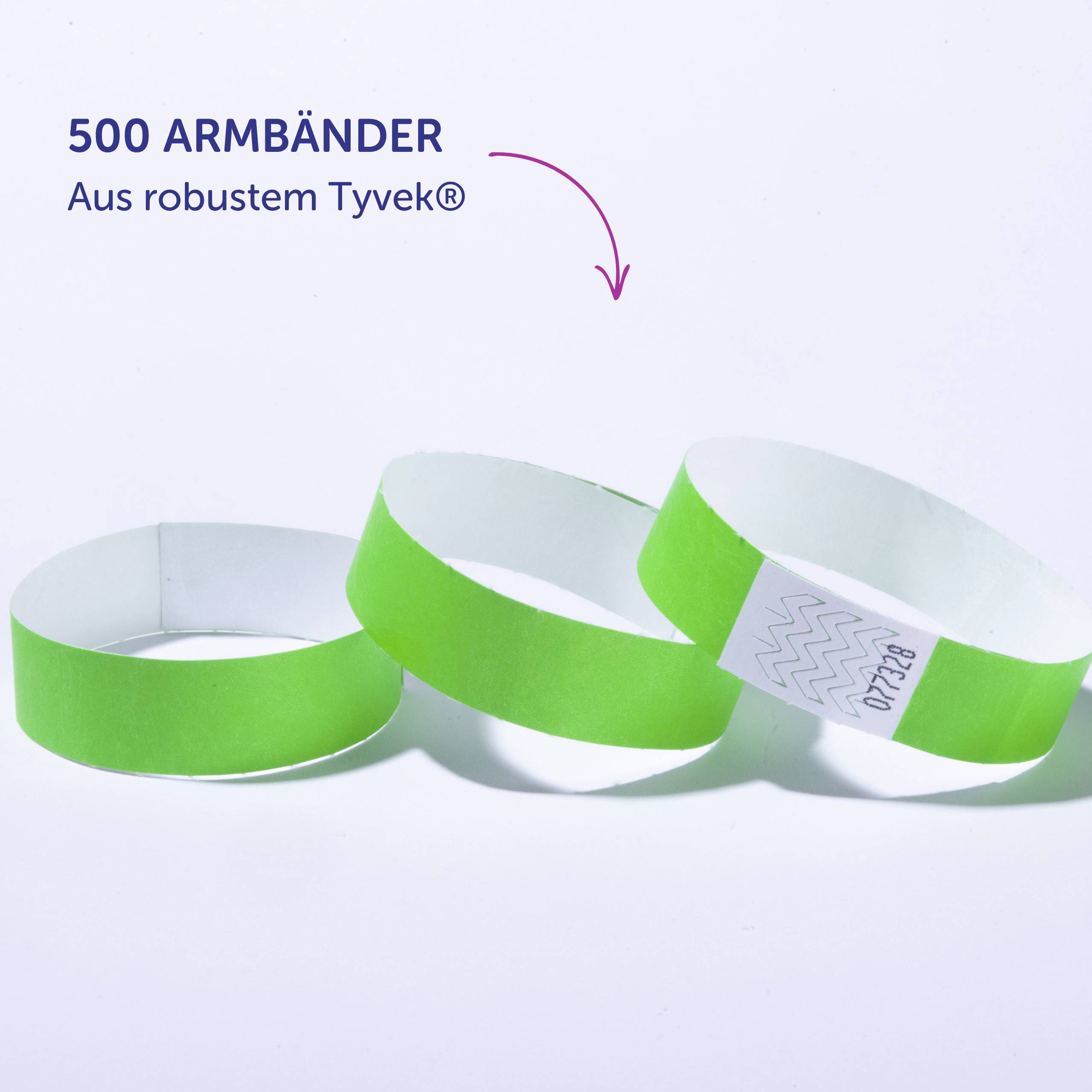 Avery-Zweckform TYVGN-50 Bande à insérer (L x l) 256 mm x 19 mm bande adhésive 500 pc(s)