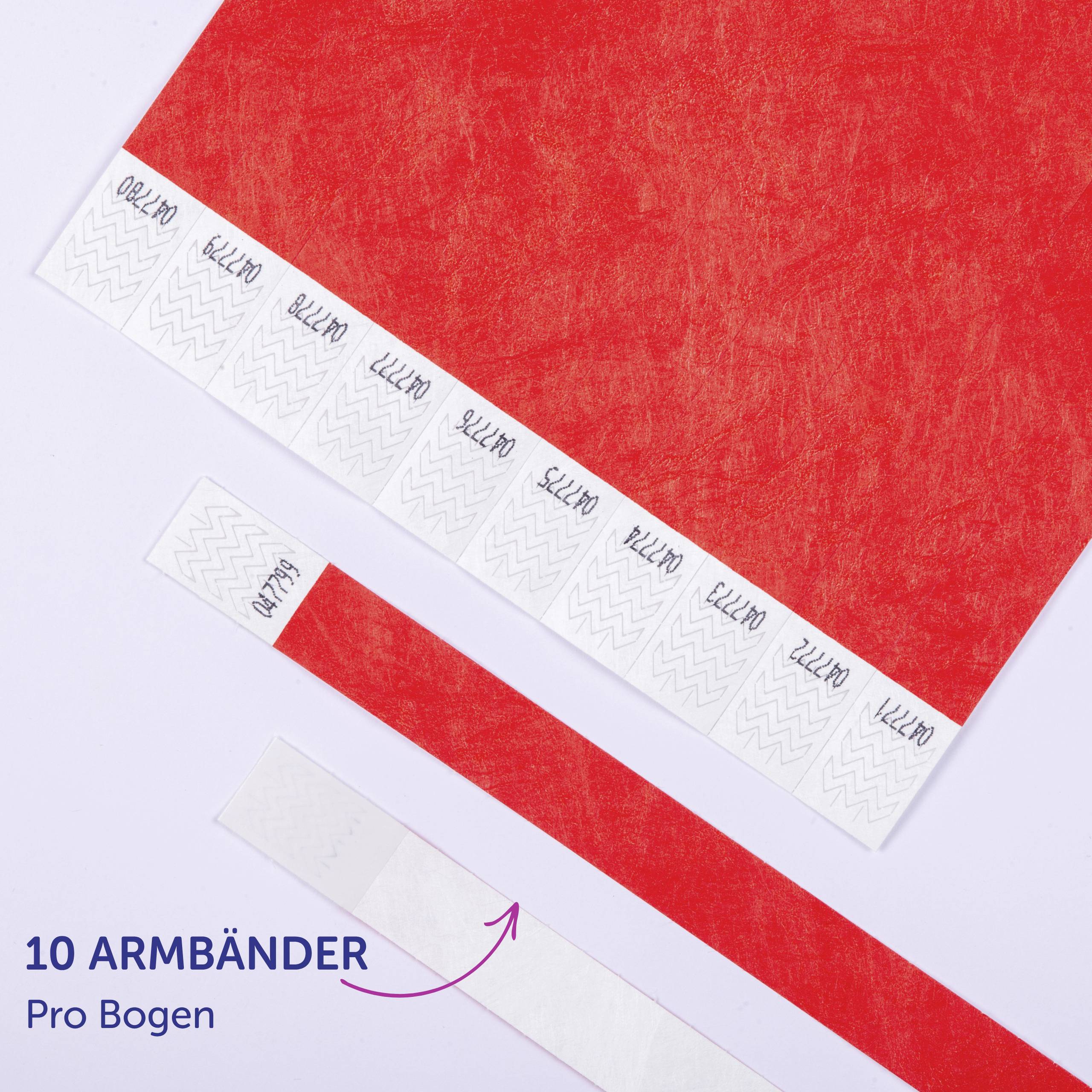 Avery-Zweckform TYVRD-50 Bande à insérer (L x l) 256 mm x 19 mm bande adhésive 500 pc(s)
