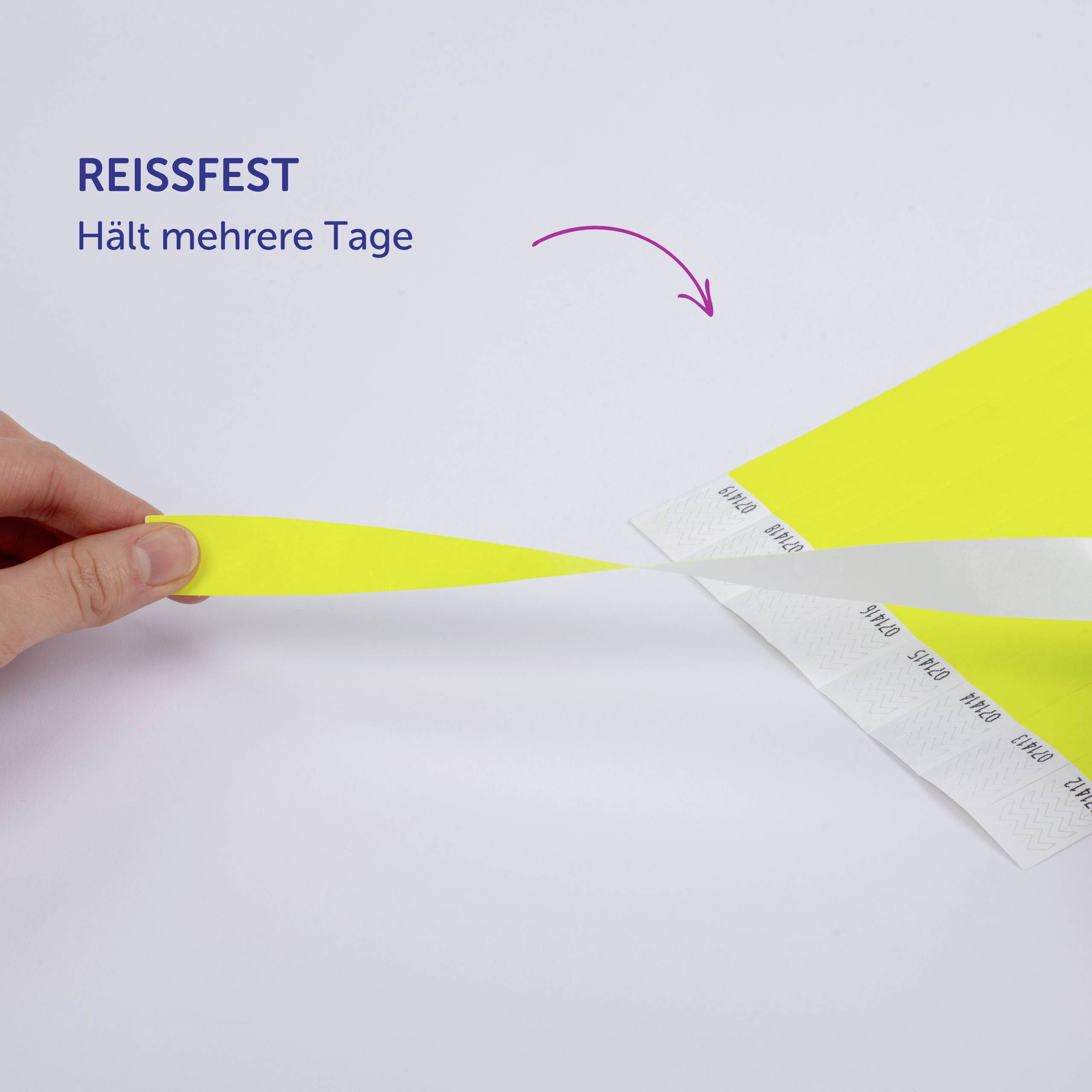 Avery-Zweckform TYVYW-50 Bande à insérer (L x l) 256 mm x 19 mm bande adhésive 500 pc(s)