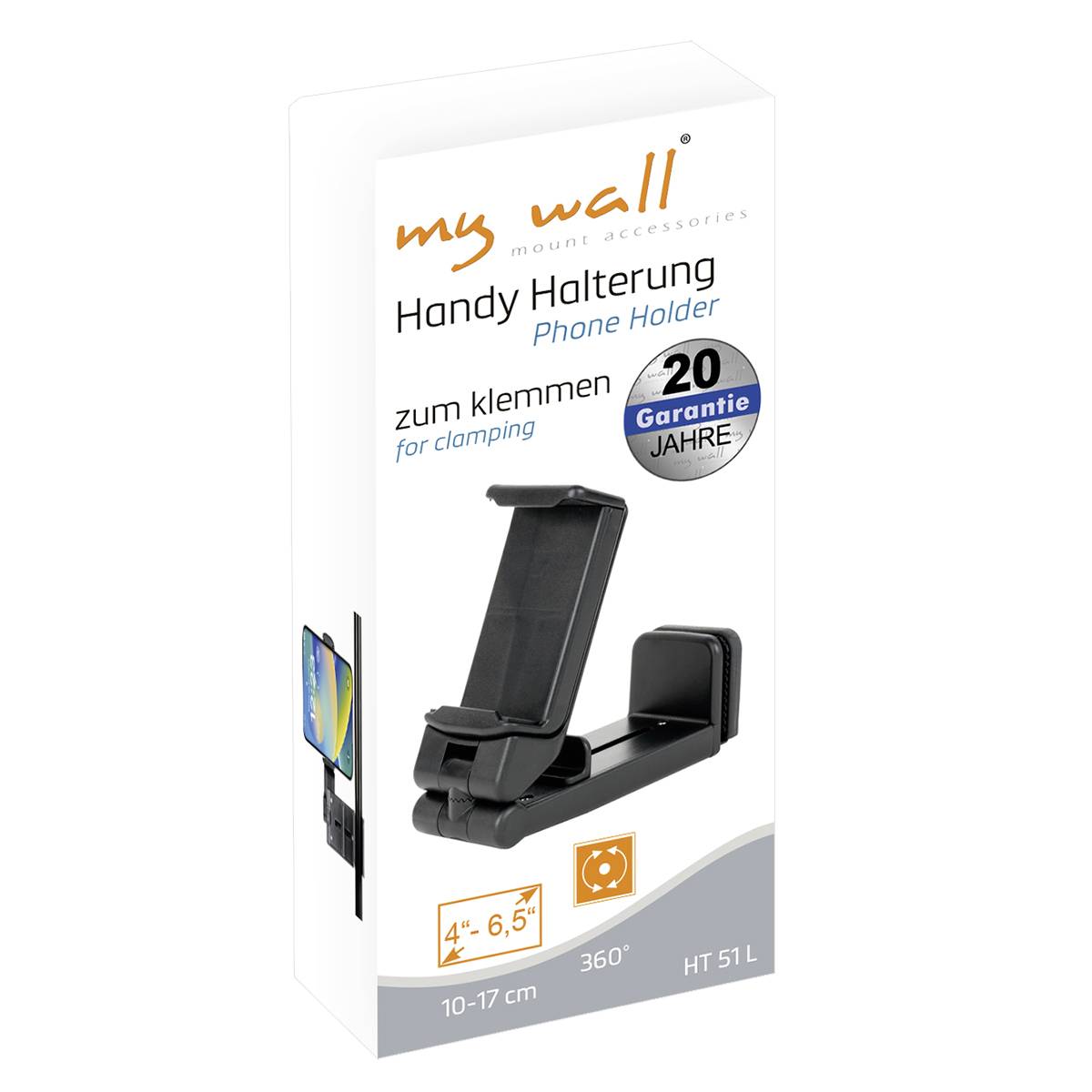 My Wall Support de téléphone portable pour voiture