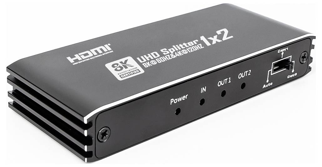 My Wall 8K HDMI® Splitter 1 in 2 out Répartiteur HDMI