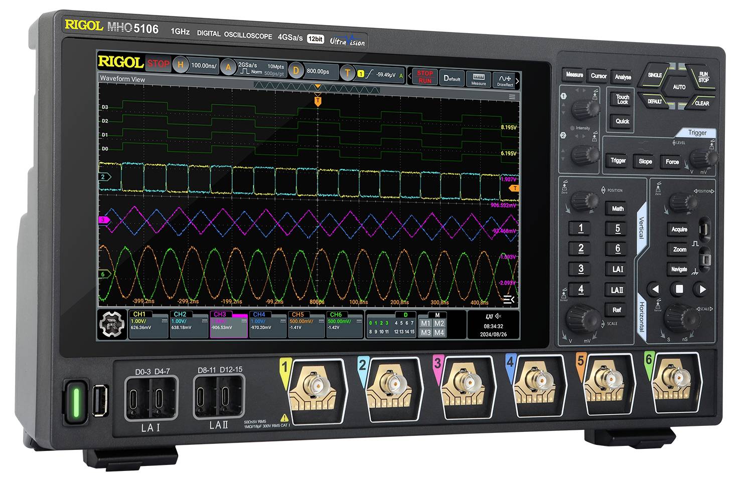 Oscilloscope numérique Rigol MHO5106 