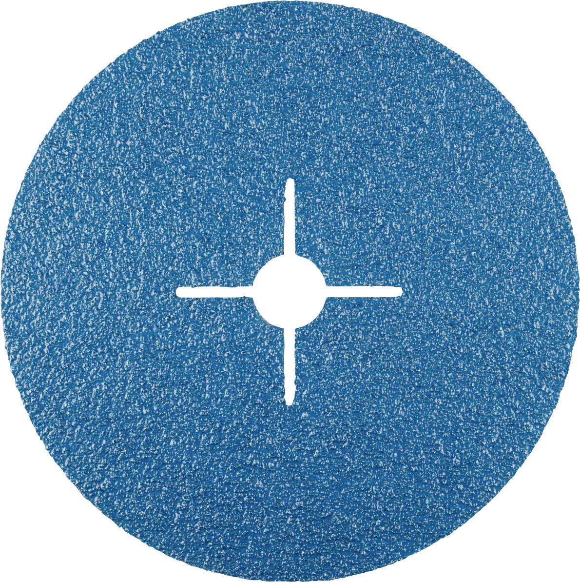 Disque de meulage avec une croix au centre. Il est utilisé pour meuler ou polir des surfaces.