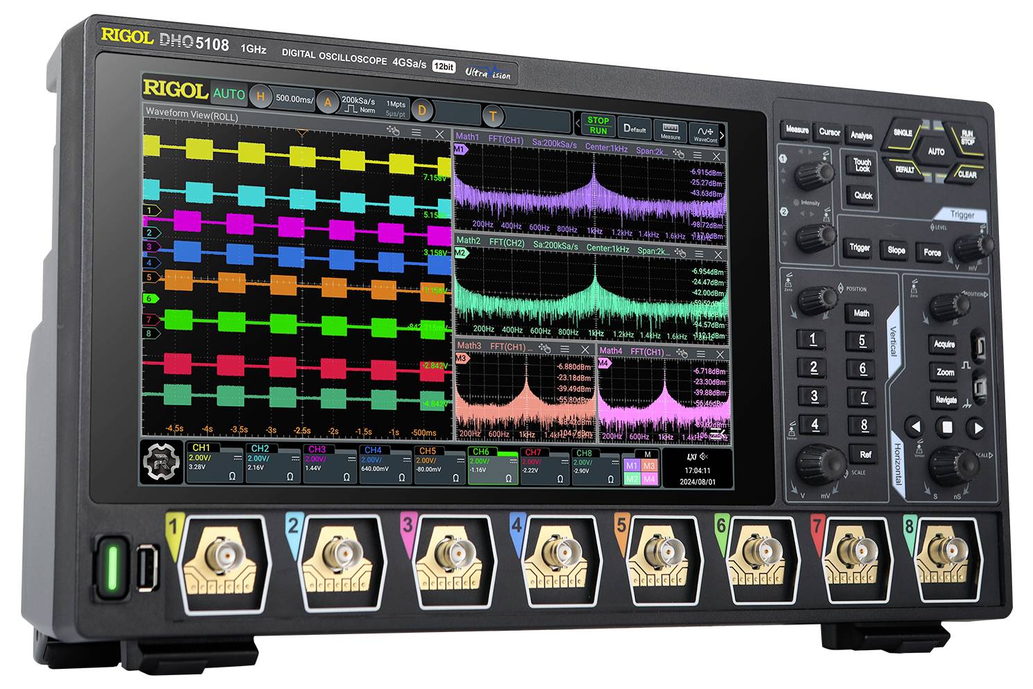 Oscilloscope numérique Rigol DHO5108  