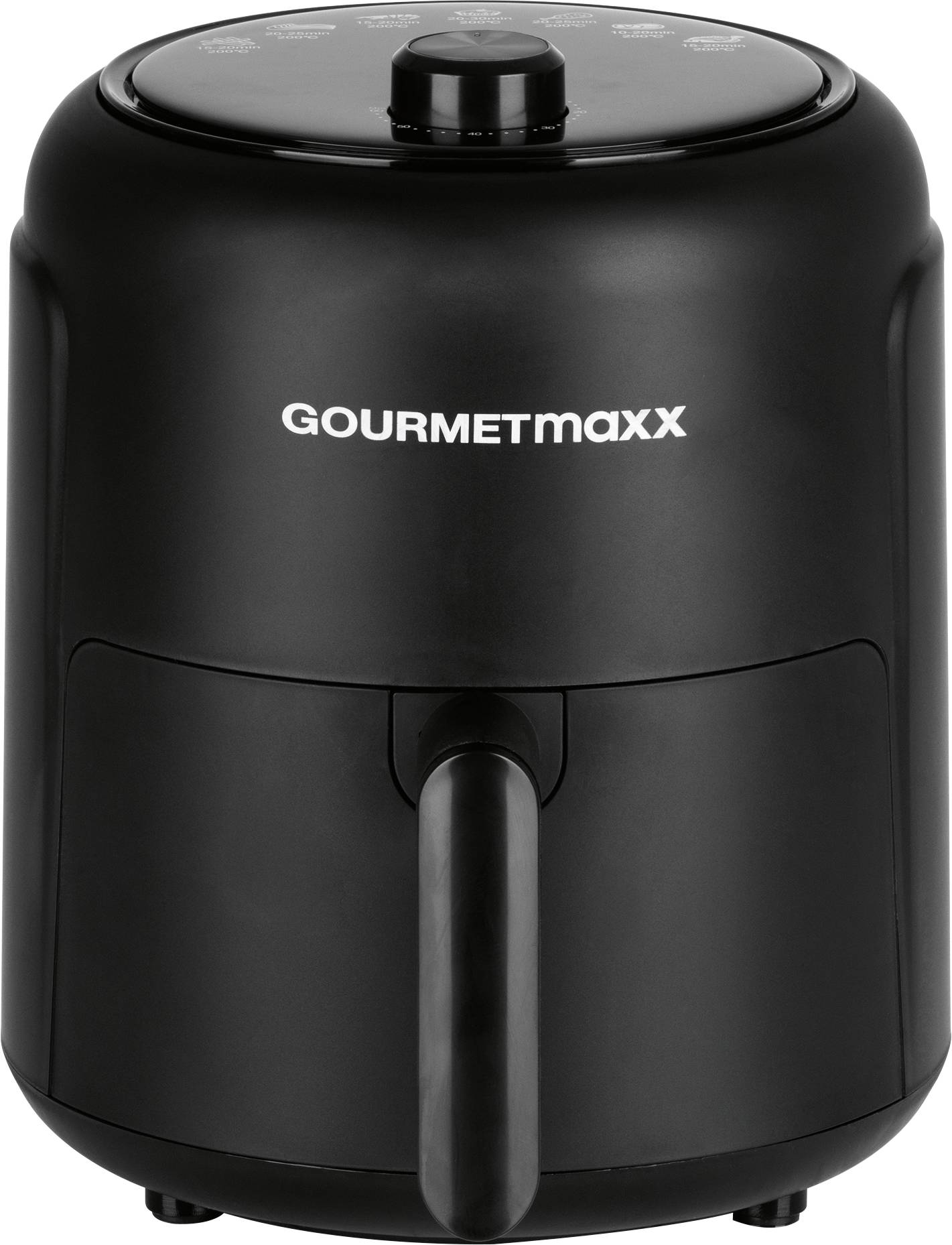 GourmetMaxx Heißluft-Fritteuse 2,3l 1000W schwarz Friteuse à air chaud 1000 W noir