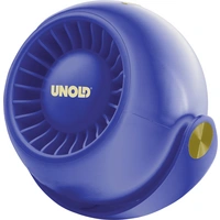 Unold Breezy Bowl blue Ventilateur sans fil (Ø x H) 90 mm x 105 mm bleu royal témoin de contrôle LED, avec batterie Unold Breezy Bowl blue Ventilateur sans fil (Ø x H) 90 mm x 105 mm bleu royal témoin de contrôle LED, avec batterie
