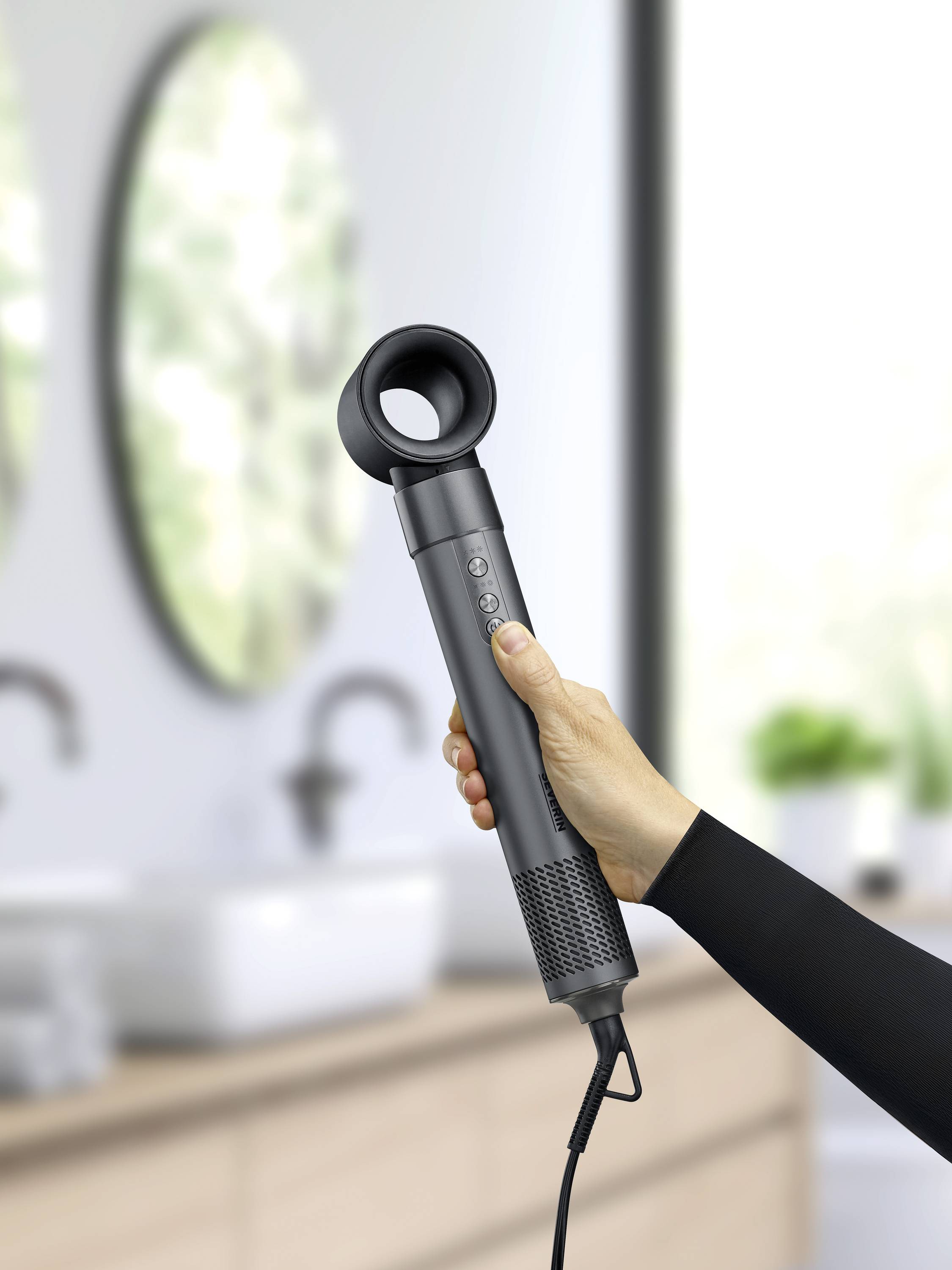 Severin WL0683 Multi-Styler noir avec fonction ionique