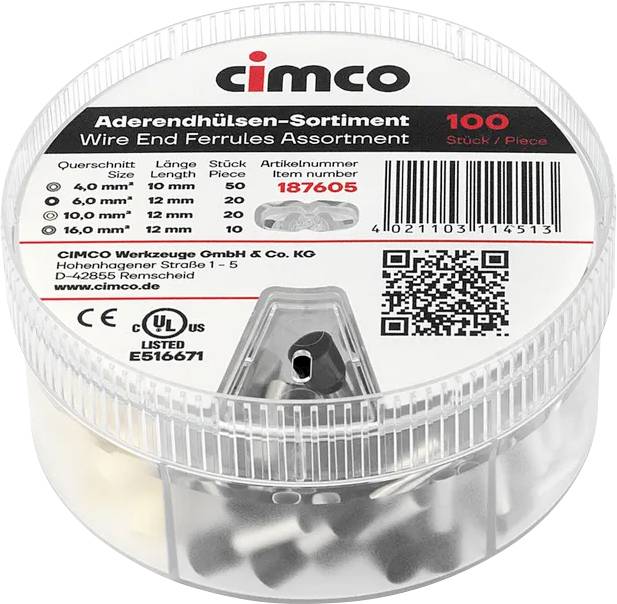 Cimco 187605 Assortiment d'embouts simples partiellement isolé 1 set