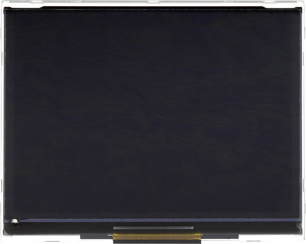 Un écran noir rectangulaire avec un cadre étroit.