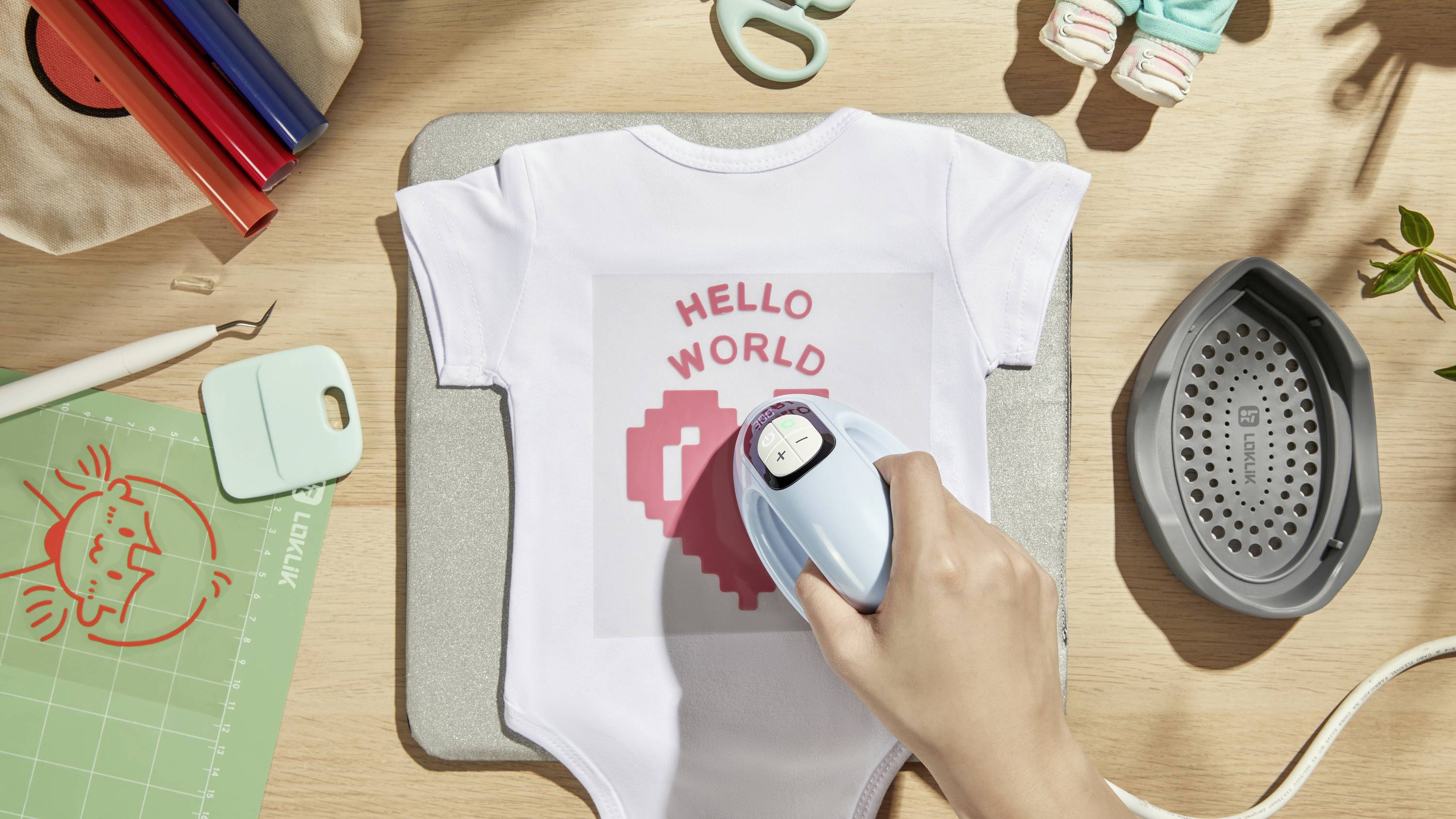 Loklik ImPress Mini 3 Presse à chaud bleu pastel