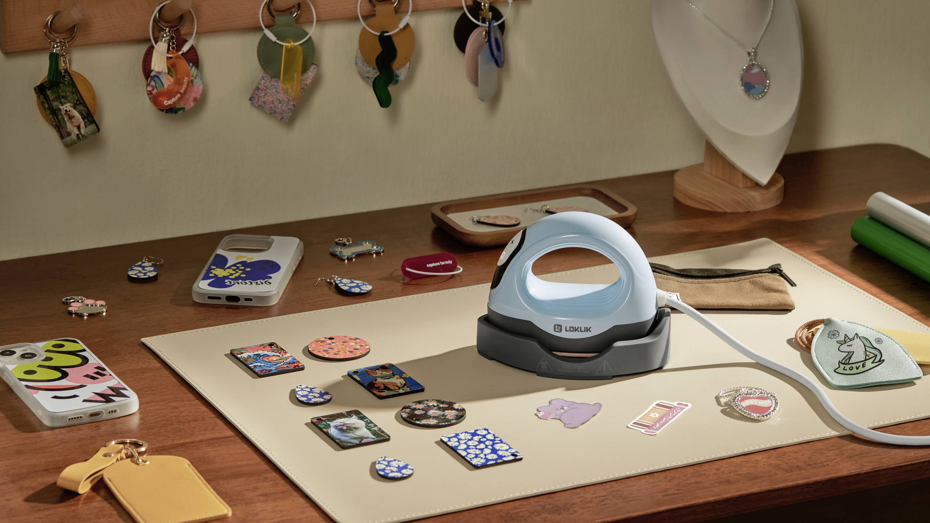 Loklik ImPress Mini 3 Presse à chaud bleu pastel