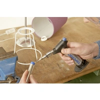 Dremel 2200-5 Versaflame Set de soudage au gaz embout à gaz chaud, panne à souder 550 - 1200 °C avec allumeur piézo Dremel 2200-5 Versaflame Set de soudage au gaz embout à gaz chaud, panne à souder 550 - 1200 °C avec allumeur piézo