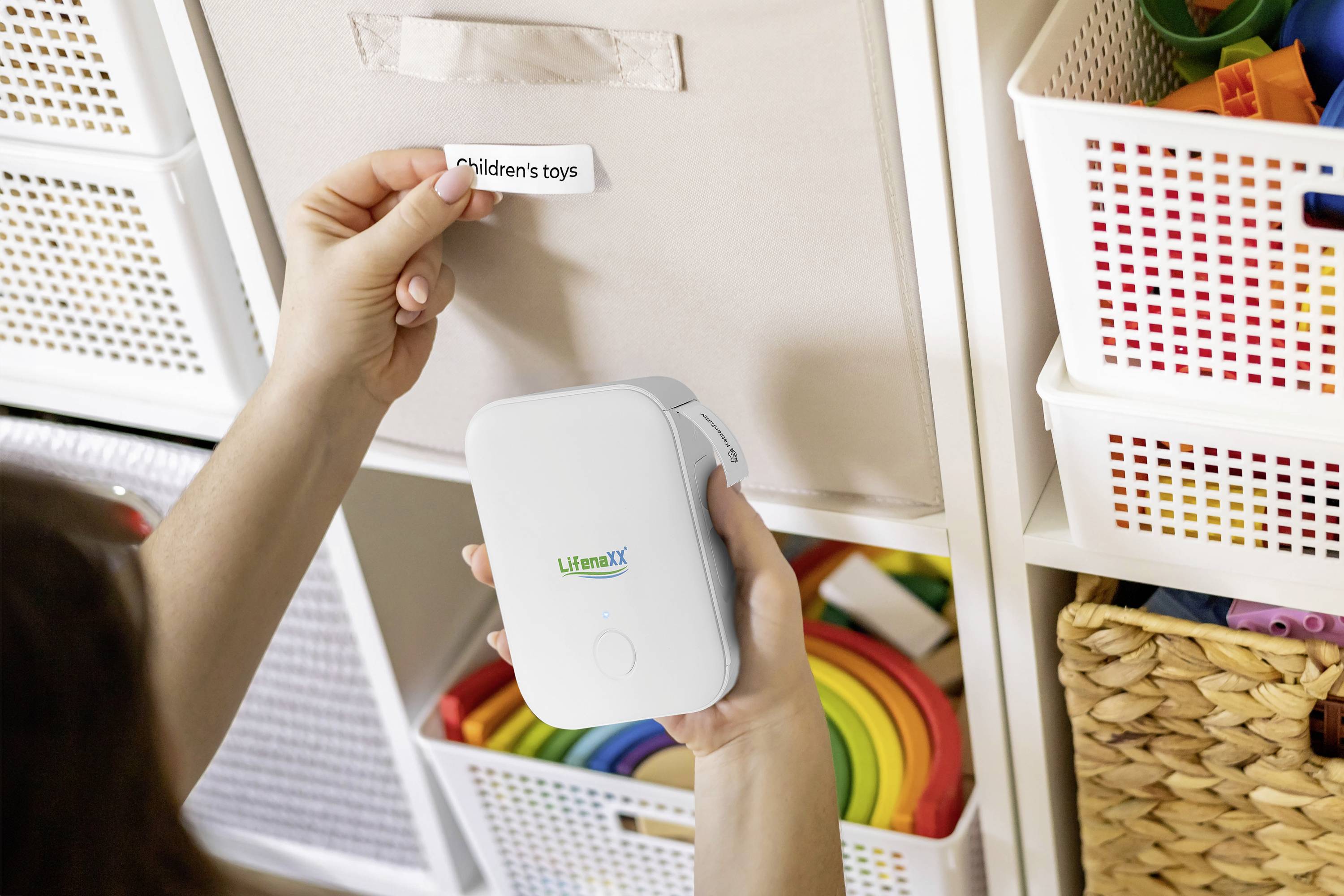 Lifenaxx LX-048 Imprimante d'étiquettes transfert thermique Largeur des étiquettes (max.): 15 mm