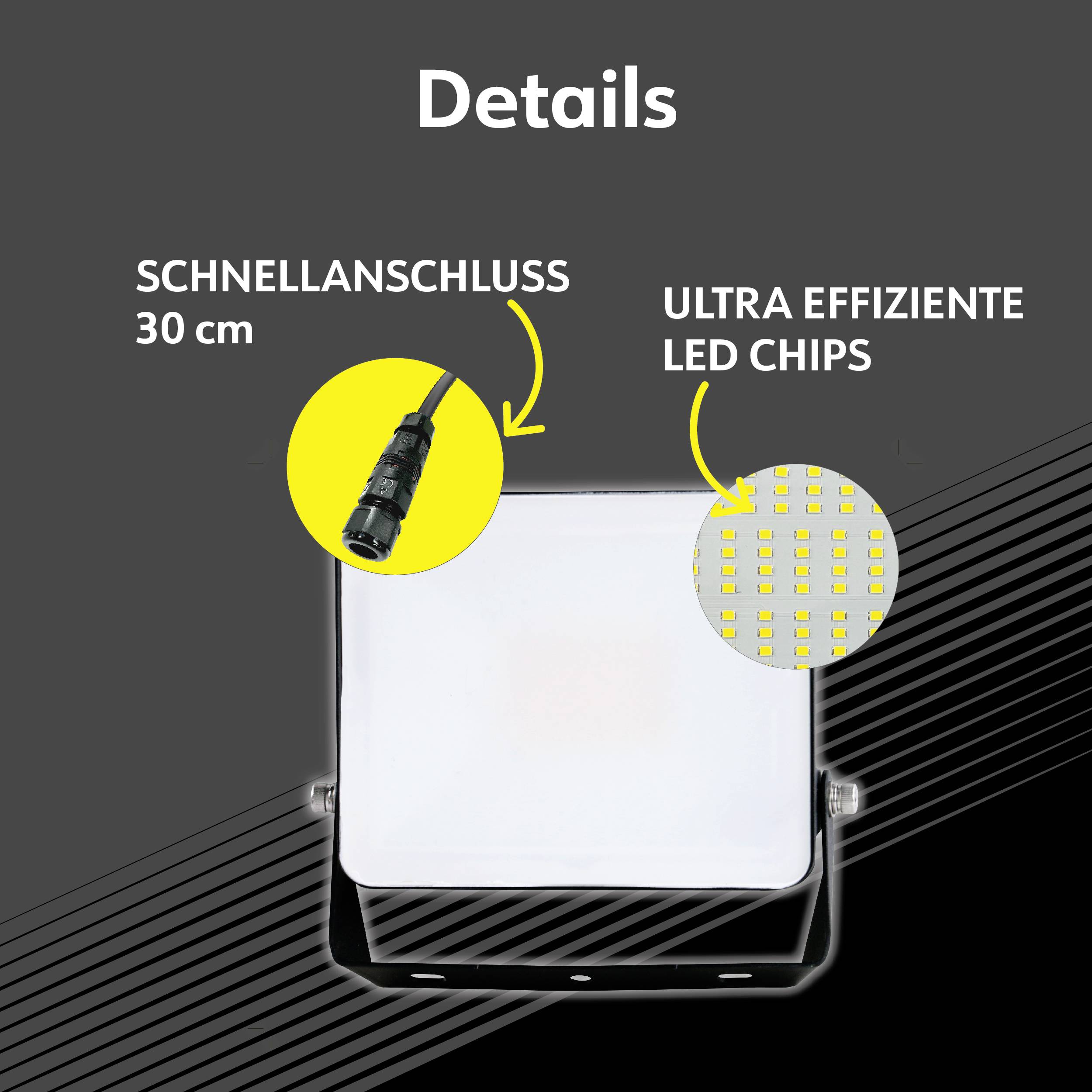 Müller-Licht Miami 21600060 Projecteur LED extérieur 20 W Couleur d'éclairage (ampoule LED): blanc neutre