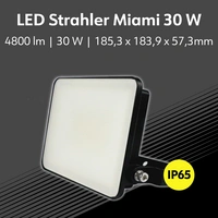 Müller-Licht Miami 21600061 Projecteur LED extérieur 30 W Couleur d'éclairage (ampoule LED): blanc neutre Müller-Licht Miami 21600061 Projecteur LED extérieur 30 W Couleur d'éclairage (ampoule LED): blanc neutre