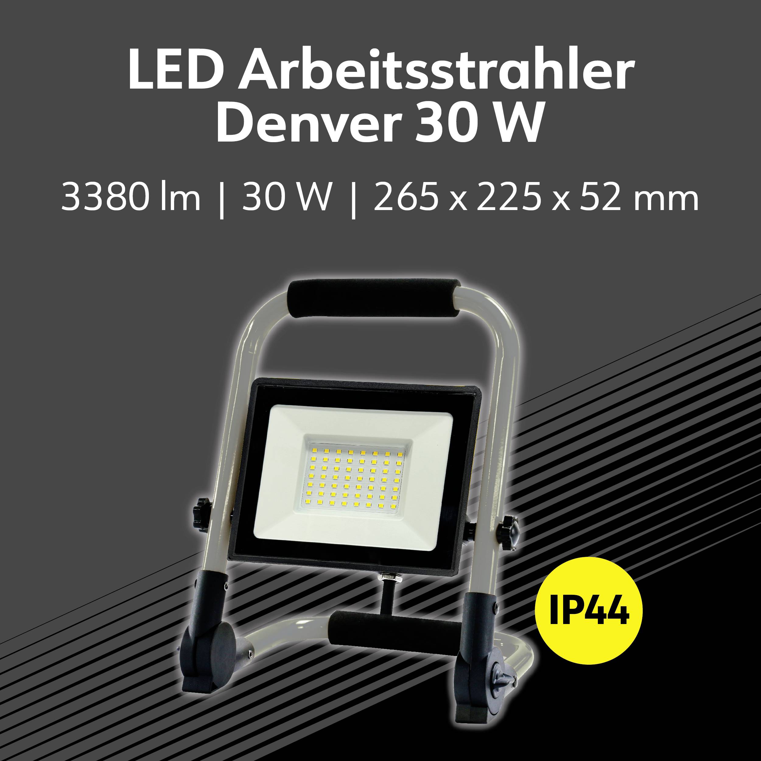 Müller-Licht Denver Projecteur de chantier à LED 30 W 3380 lm blanc neutre 21600053