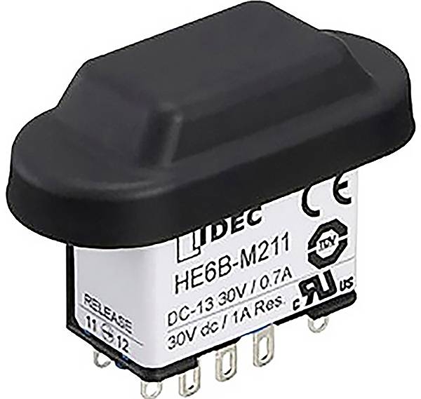Idec HE6B-M211B HE6B Series Commande d'assentiment IP65 (selon EN 60529) 1 pc(s)