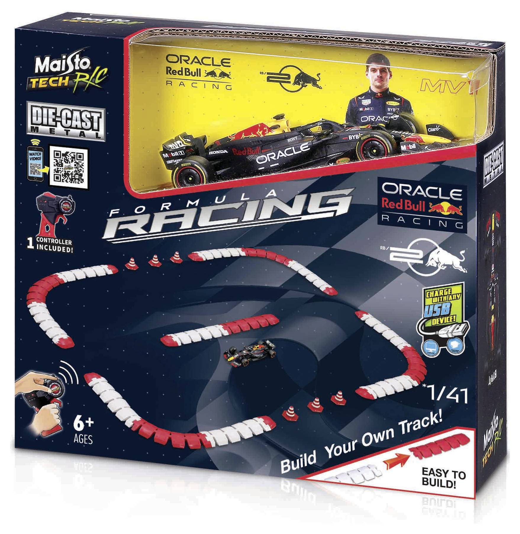 MaistoTech 582672 Red Bull Racing #1 Verstappen Véhicule RC débutant électrique Voiture de course