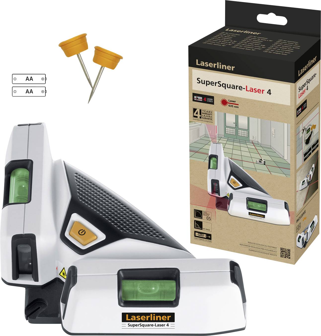 Laserliner SuperSquare-Laser 4 Laser de sol