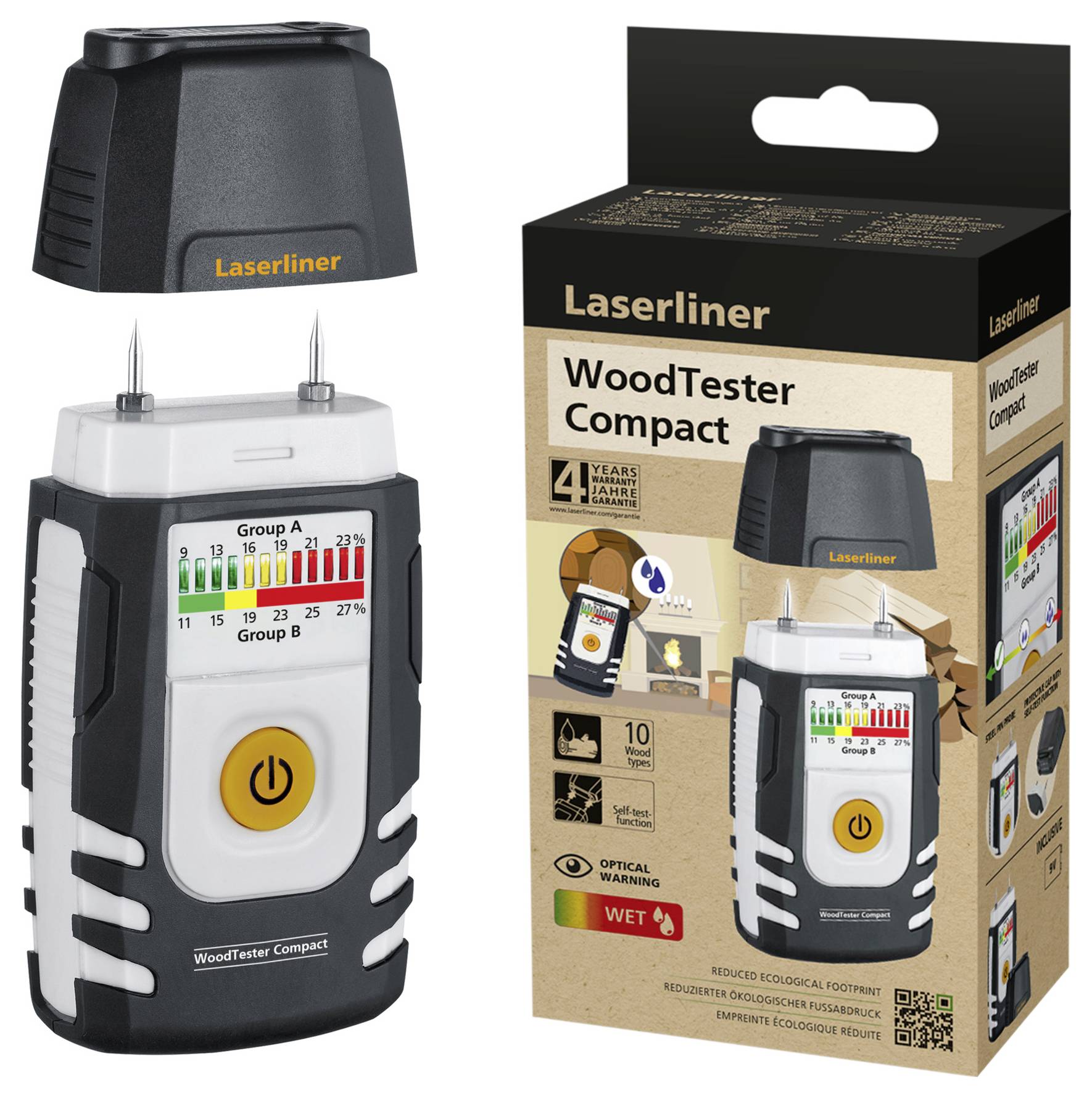 Appareil de mesure de l'humidité du bois Laserliner WoodTester Compact