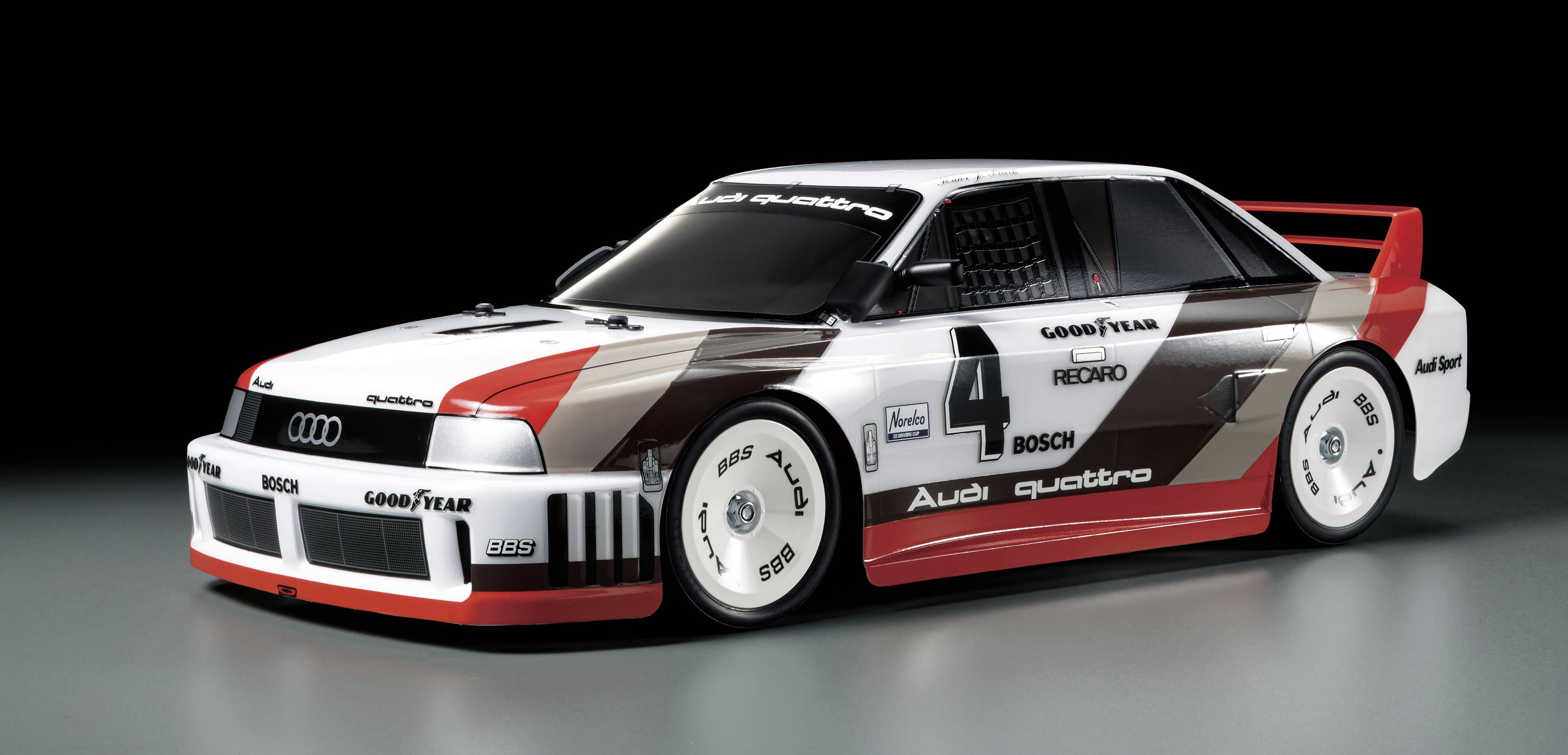 Tamiya 51751-000 1:10 Carrosserie Audi 90 quattro Racing non verni