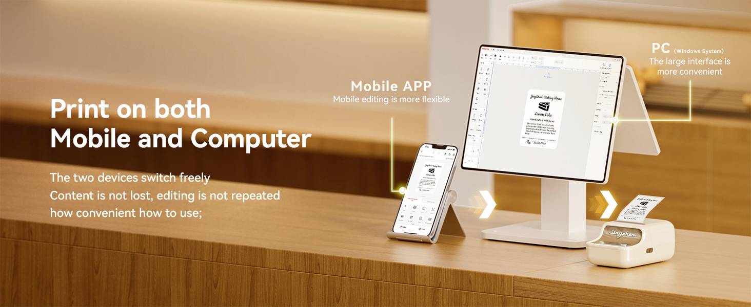 NIIMBOT B21 Pro Wireless Imprimante photo Résolution d'impression: 300 x 300 dpi