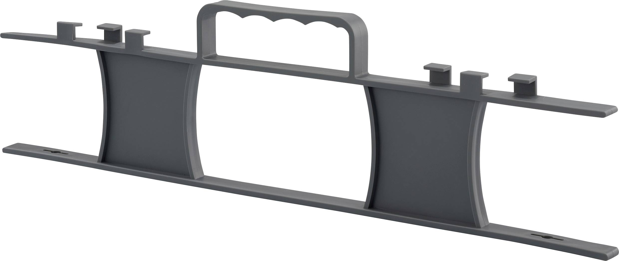 Sygonix Porte-câble SY-6797956 gris 1 pc(s)