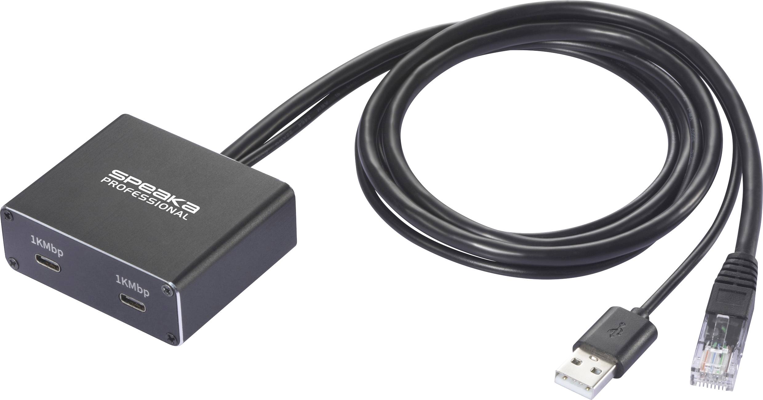 Adaptateur réseau/hub SpeaKa Professional SP-GNS-250 1 GBit/s USB-C®, RJ45