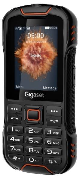 Gigaset GLX 8 Dual Sim Black Téléphone portable outdoor noir, orange