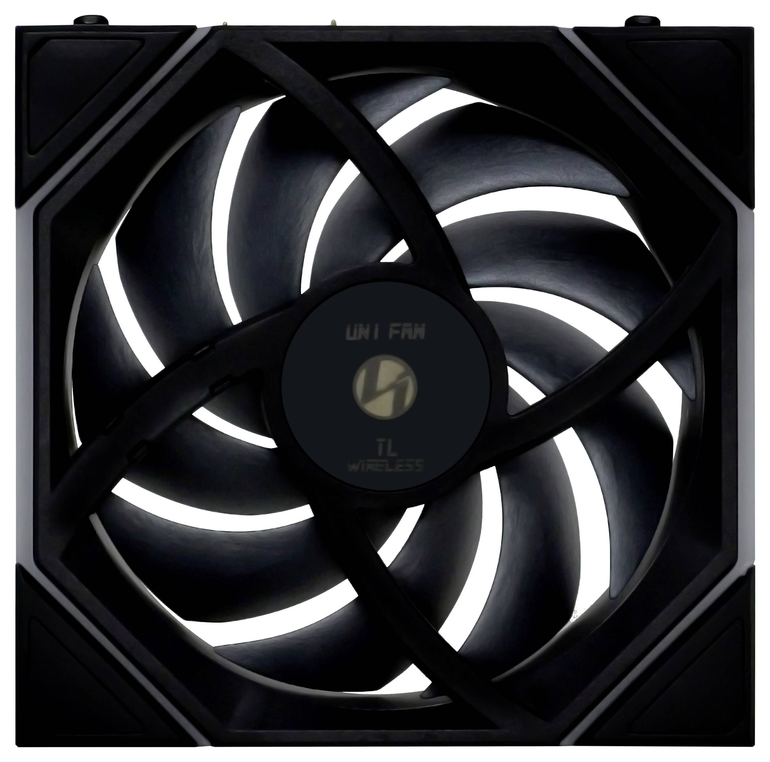 Lian Li Lian Li UNI FAN TL Wireless Lüfter, ARGB, PWM, 3er-Pack - Reverse Blade, 120mm Ventilateur pour PC noir (l x H x P) 120