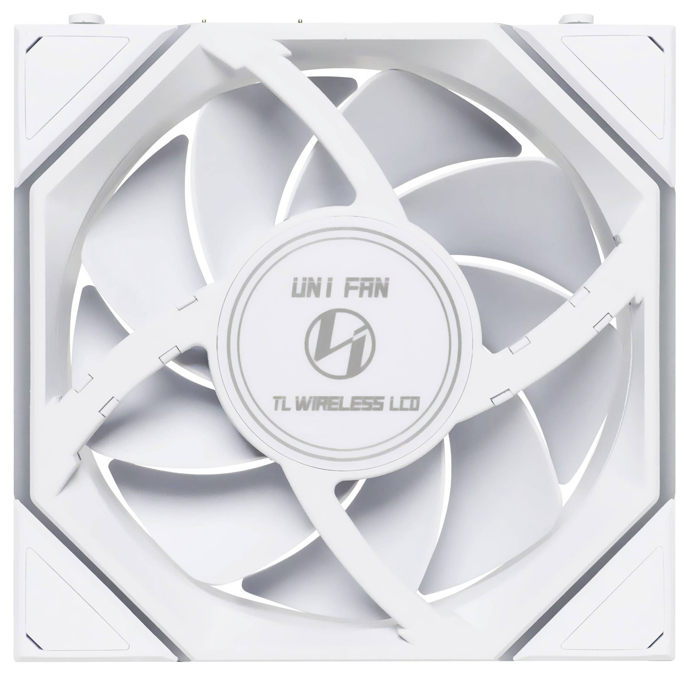 Lian Li Lian Li UNI FAN TL Wireless LCD Lüfter, ARGB, PWM - 120 mm, weiß Ventilateur pour PC blanc (l x H x P) 120 x 28 x 124 m